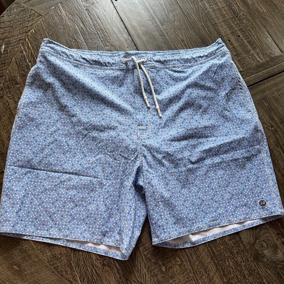 Johnnie-O's Swim Trunk blue red NWT size XXL - Picture 2 of 8